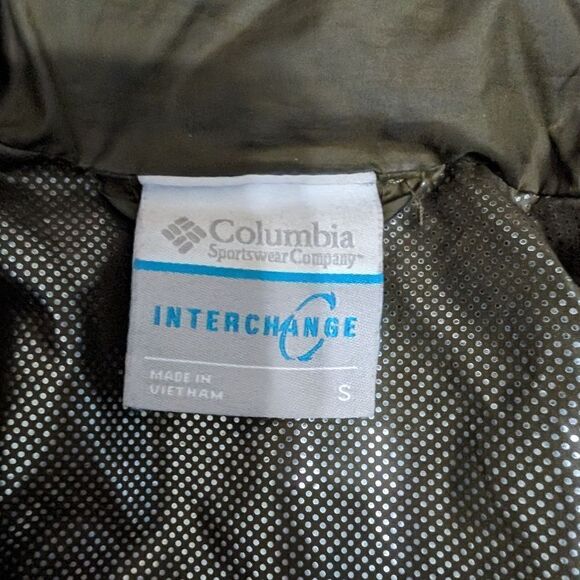 COLUMBIA Women's Interchange Army Green Jacket Size Small - Picture 3 of 6